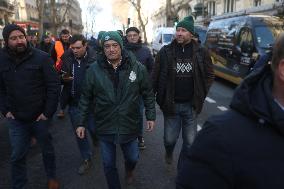 Delegation of Farmers Goes to Matignon - Paris