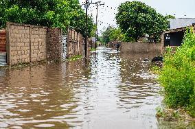 Floods During Rainy Season in Matola - Mozambique