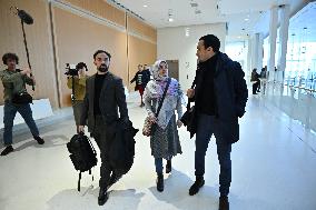 Trial on charges of promoting terrorism on social media with Mahdieh Esfandiari - Paris