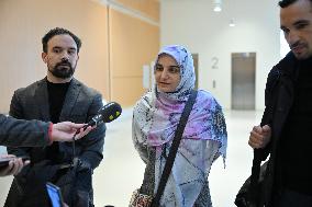 Trial on charges of promoting terrorism on social media with Mahdieh Esfandiari - Paris