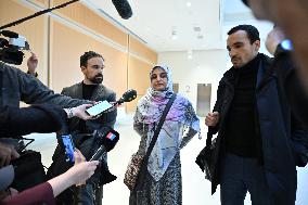 Trial on charges of promoting terrorism on social media with Mahdieh Esfandiari - Paris