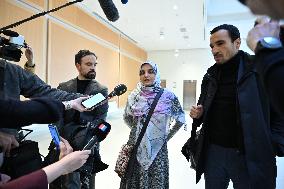 Trial on charges of promoting terrorism on social media with Mahdieh Esfandiari - Paris