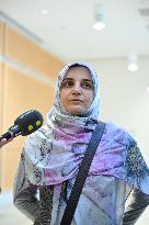 Trial on charges of promoting terrorism on social media with Mahdieh Esfandiari - Paris