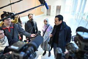 Trial on charges of promoting terrorism on social media with Mahdieh Esfandiari - Paris