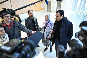 Trial on charges of promoting terrorism on social media with Mahdieh Esfandiari - Paris