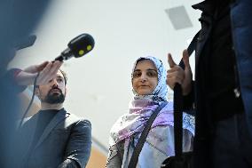 Trial on charges of promoting terrorism on social media with Mahdieh Esfandiari - Paris