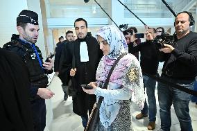 Trial on charges of promoting terrorism on social media with Mahdieh Esfandiari - Paris