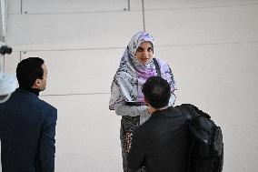 Trial on charges of promoting terrorism on social media with Mahdieh Esfandiari - Paris