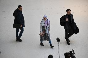 Trial on charges of promoting terrorism on social media with Mahdieh Esfandiari - Paris