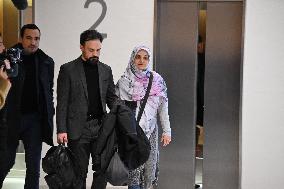 Trial on charges of promoting terrorism on social media with Mahdieh Esfandiari - Paris