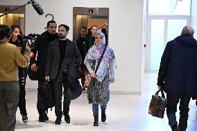 Trial on charges of promoting terrorism on social media with Mahdieh Esfandiari - Paris