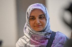 Trial on charges of promoting terrorism on social media with Mahdieh Esfandiari - Paris