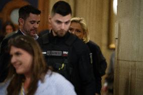 Appeal Trial of Marine Le Pen and RN’s Officials on Suspicion of Embezzlement of European Public Funds - Paris