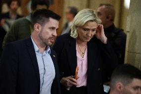 Appeal Trial of Marine Le Pen and RN’s Officials on Suspicion of Embezzlement of European Public Funds - Paris