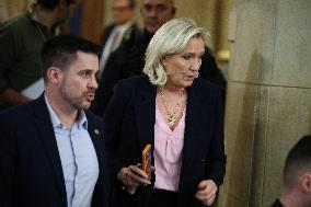 Appeal Trial of Marine Le Pen and RN’s Officials on Suspicion of Embezzlement of European Public Funds - Paris