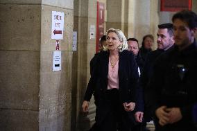 Appeal Trial of Marine Le Pen and RN’s Officials on Suspicion of Embezzlement of European Public Funds - Paris