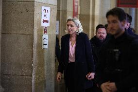 Appeal Trial of Marine Le Pen and RN’s Officials on Suspicion of Embezzlement of European Public Funds - Paris
