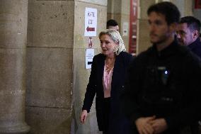 Appeal Trial of Marine Le Pen and RN’s Officials on Suspicion of Embezzlement of European Public Funds - Paris
