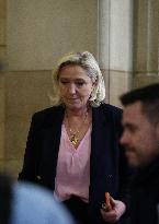 Appeal Trial of Marine Le Pen and RN’s Officials on Suspicion of Embezzlement of European Public Funds - Paris