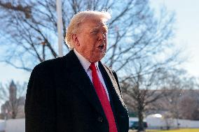 President Trump departs the White House for Detroit, Michgan
