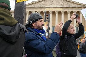 Farmers Protest in Front Of The National Assembly - Paris