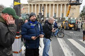 Farmers Protest in Front Of The National Assembly - Paris