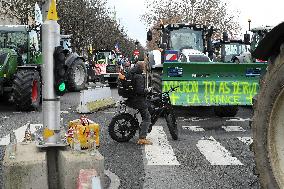 Farmers Protest in Front Of The National Assembly - Paris