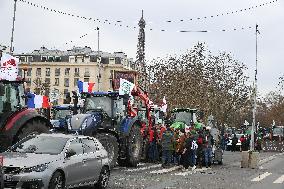 Farmers Protest in Front Of The National Assembly - Paris