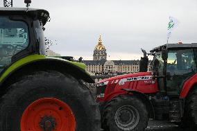 Farmers Protest in Front Of The National Assembly - Paris