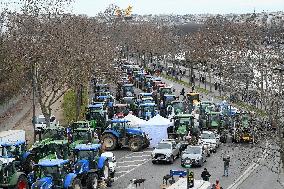 Farmers Protest in Front Of The National Assembly - Paris