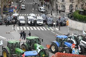 Farmers Protest in Front Of The National Assembly - Paris