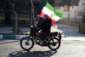Iranian Protesters Participate in a Pro-Government Rally - Tehran