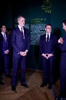 President Macron and King Felipe VI Visit an Exhibition at The Chateau de Versailles - Versailles
