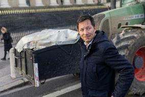 Farmers Protest in Front Of The National Assembly - Paris