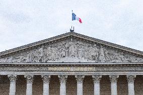 Farmers Protest in Front Of The National Assembly - Paris