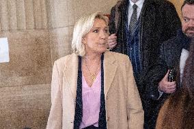 Appeal Trial of Marine Le Pen and RN’s Officials - Paris