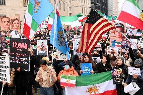 Iranians Demonstrate in Front of The American Consulate - Milan