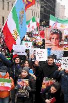 Iranians Demonstrate in Front of The American Consulate - Milan