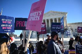 US Supreme Court considers legality of transgender school sports bans