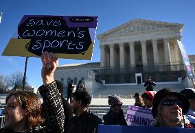 US Supreme Court considers legality of transgender school sports bans