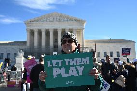 US Supreme Court considers legality of transgender school sports bans