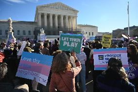 US Supreme Court considers legality of transgender school sports bans