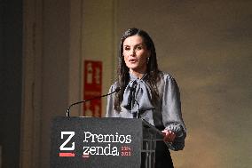 Queen Letizia Presides Over the Presentation of The Zenda Awards - Madrid