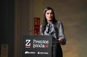Queen Letizia Presides Over the Presentation of The Zenda Awards - Madrid