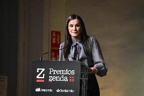 Queen Letizia Presides Over the Presentation of The Zenda Awards - Madrid