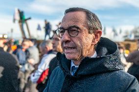 Farmers Protest in Front Of The National Assembly - Paris