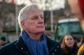 Farmers Protest in Front Of The National Assembly - Paris