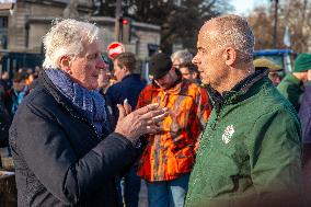 Farmers Protest in Front Of The National Assembly - Paris