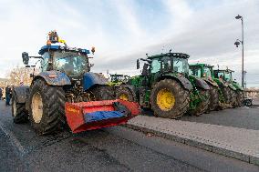 Farmers Protest in Front Of The National Assembly - Paris