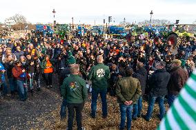 Farmers Protest in Front Of The National Assembly - Paris